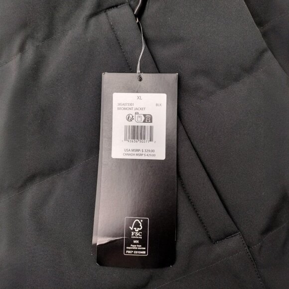 Spyder Men's Size XL Black Black Bromont Insulated Waterproof Winter Ski… - Picture 9 of 10